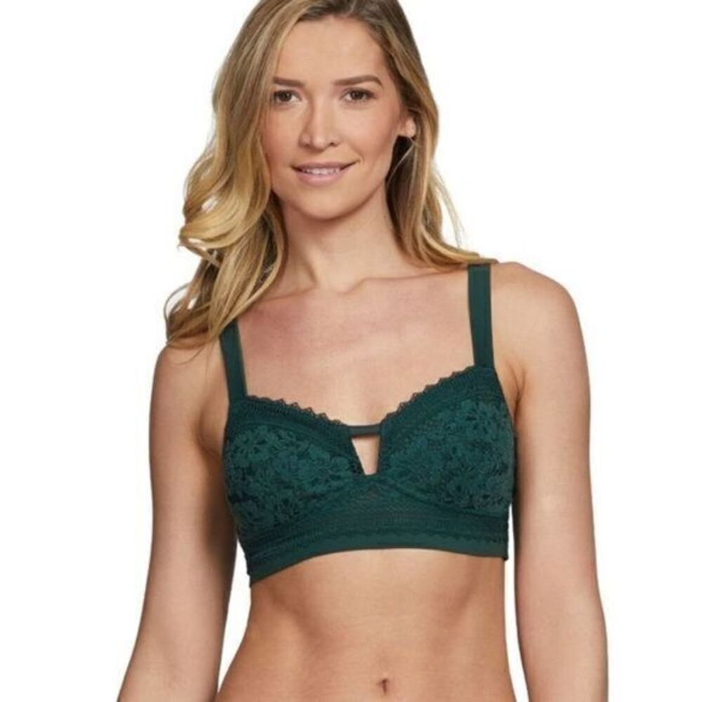 Free People green pine Annabelle Bralette NWT S